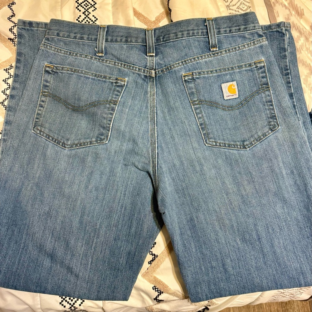 Carhartt Men's Light Blue Relaxed Jeans